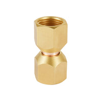 3/8" 3/8" swivel brass adapter