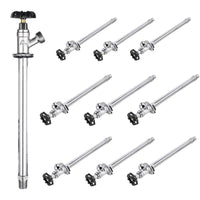 10-Pack 1/2" MIP x 3/4" Hose Bibb, 10" Frost Free Sillcock