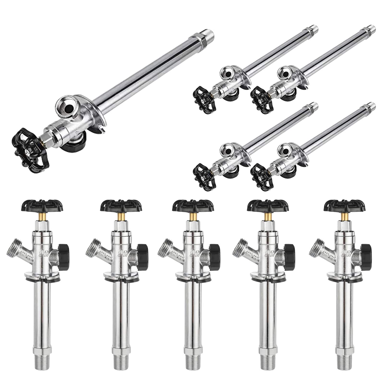 1 2 mip x 3 4 hose bibb anti siphon frost free sillcock 10