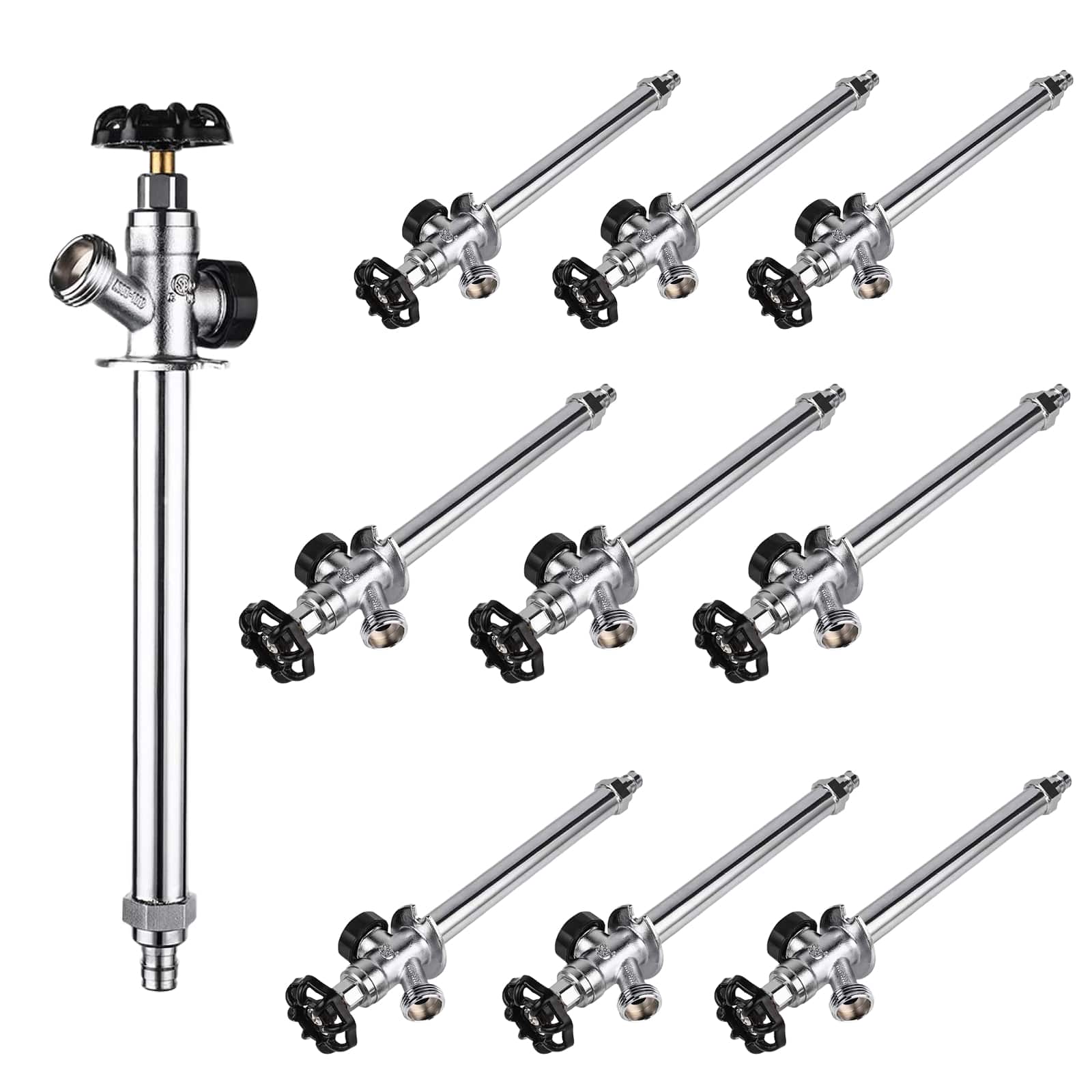 1 2 pex expansion x 3 4 hose bibb anti siphon frost free sillcock 11