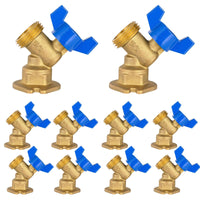 10 Pcs 1/2" FIP x 3/4" MHT Outlet, 1/4 Turn Sillcock