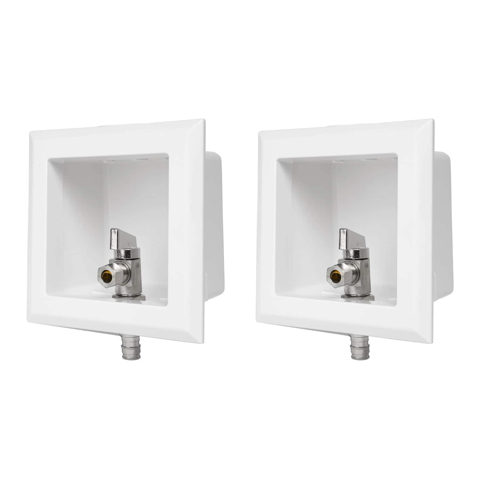 pex expansion f1960 inlet toilet outlet box with 3 8 od compression outlet 6