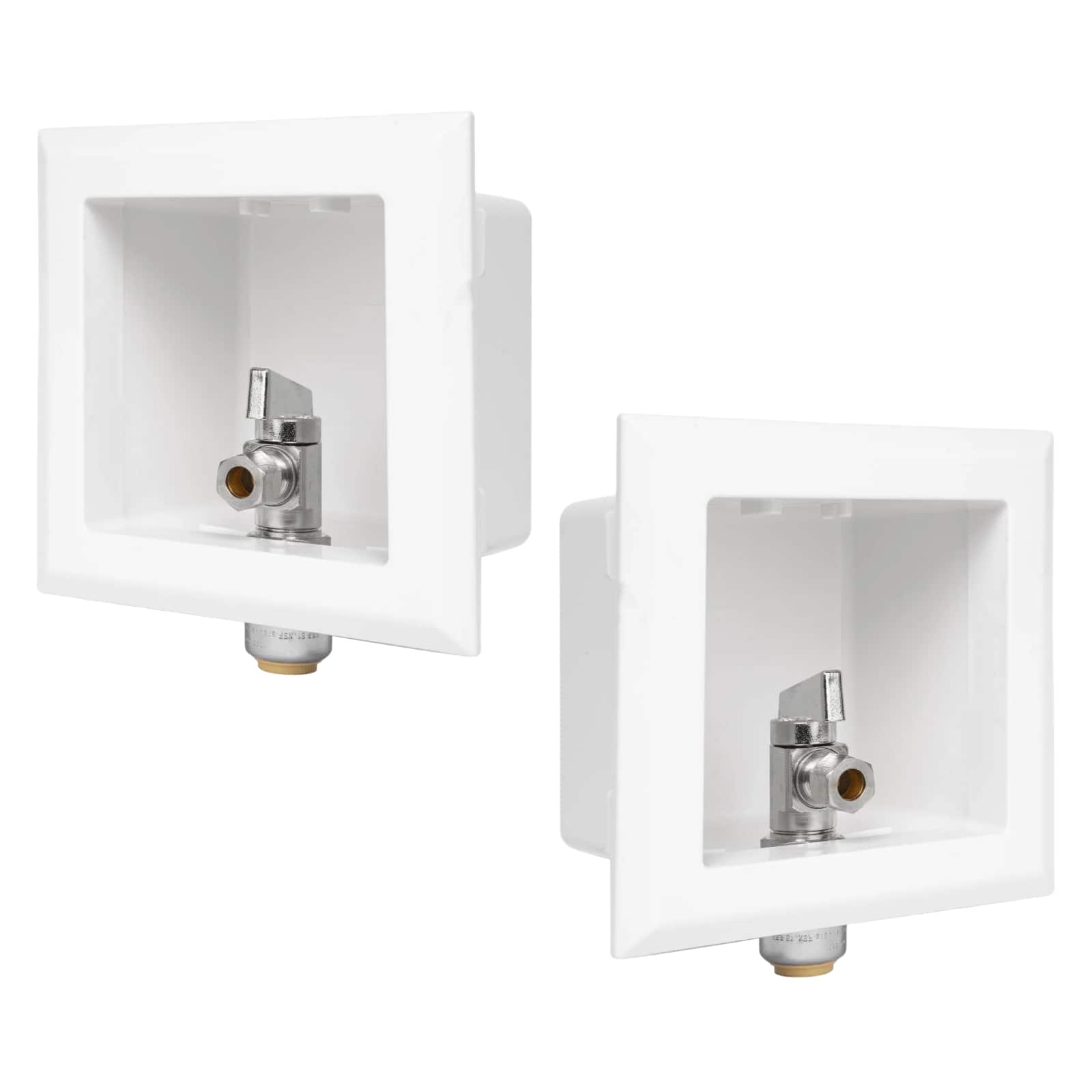 push fit inlet toilet outlet box with installed turn ball valve 5