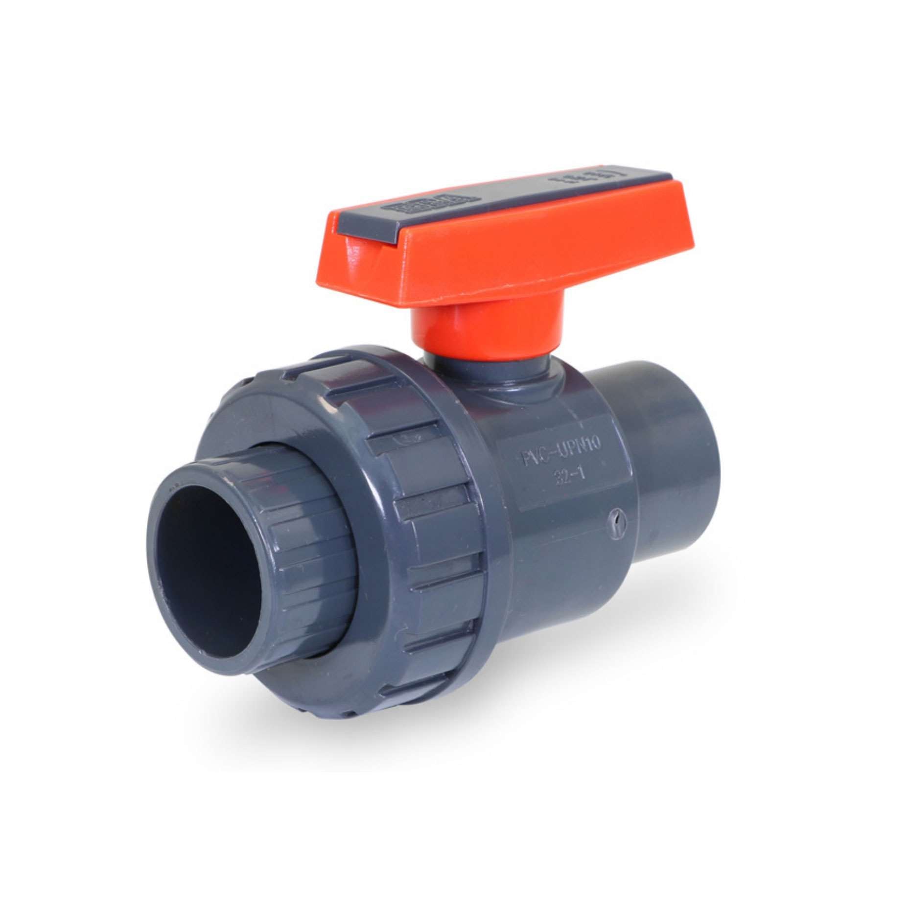 11/2" PVC Single Union Ball Valve SCH 40, Threaded Plumbingsell