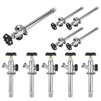 10 pcs 1/2" mip 3/4" hose bibb, 12" anti siphon frost free sillcock