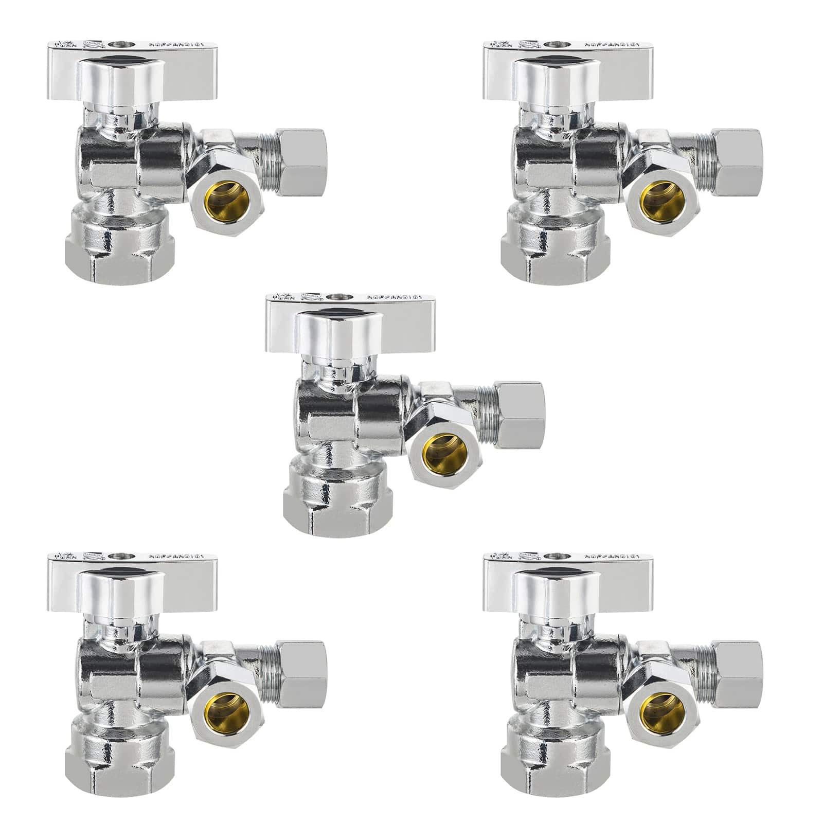 1 2 nom 5 8 od inlet x 3 8 od outlet x 3 8 od outlet stop valve lead free 12