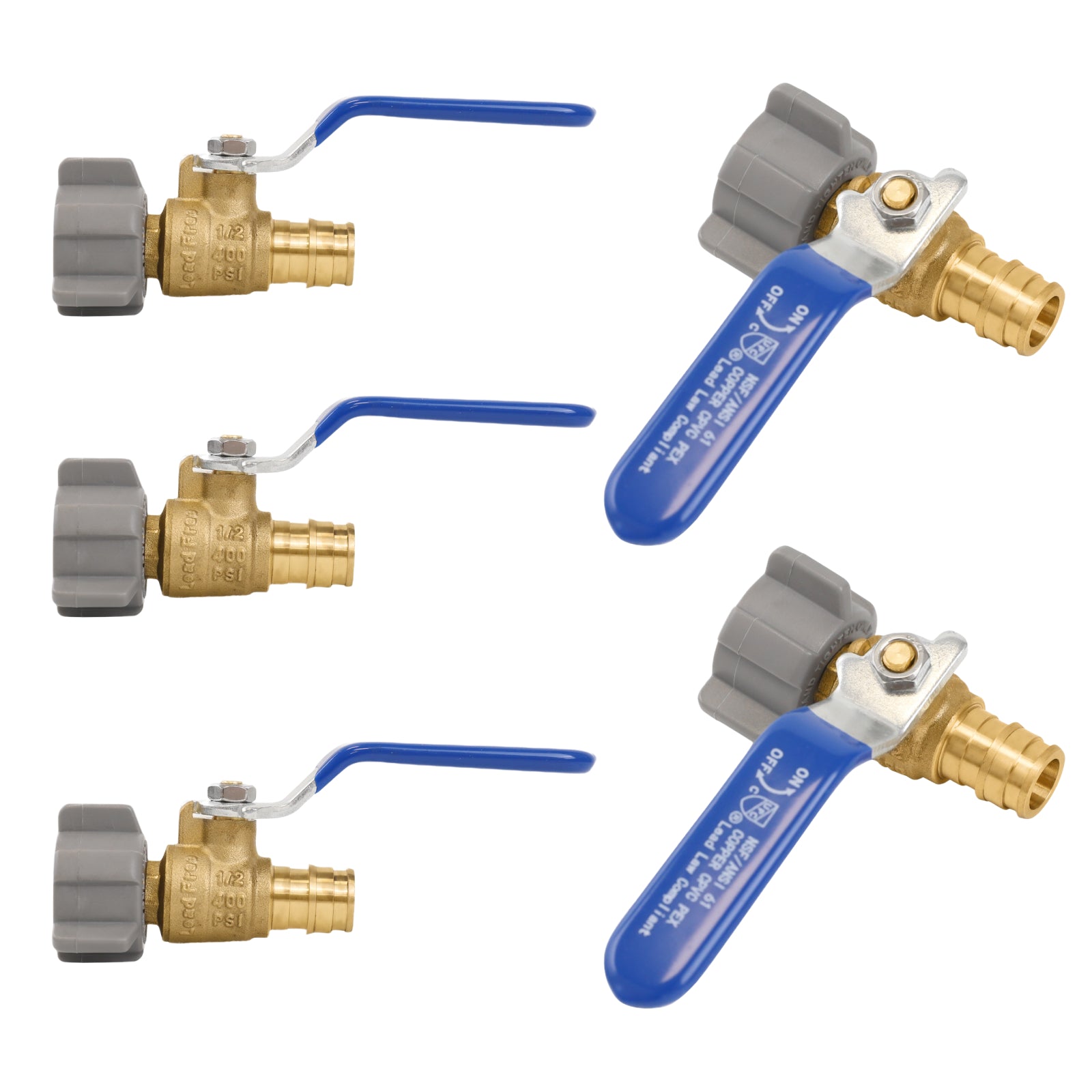PEX-A Expansion x Female NPT Swivel Ball Valve - Pick Size to Add