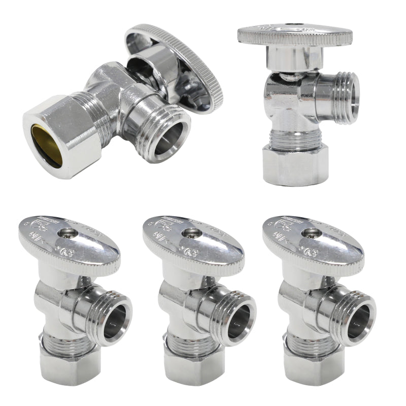 OD X OD SJ Angle Valve without NUT - Pick Size to Add