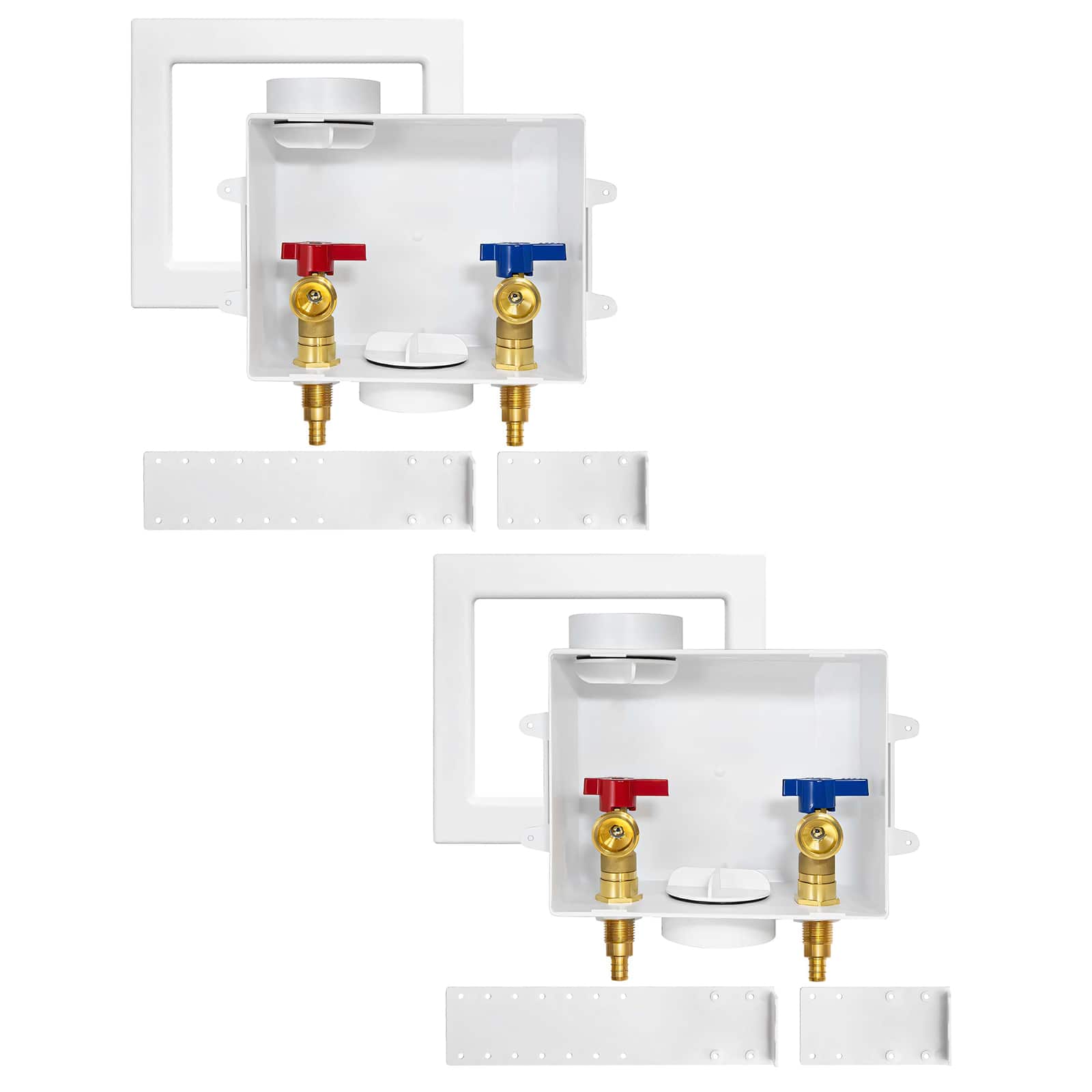 pex crimp f1807 inlet washing machine outlet box with center drain 13