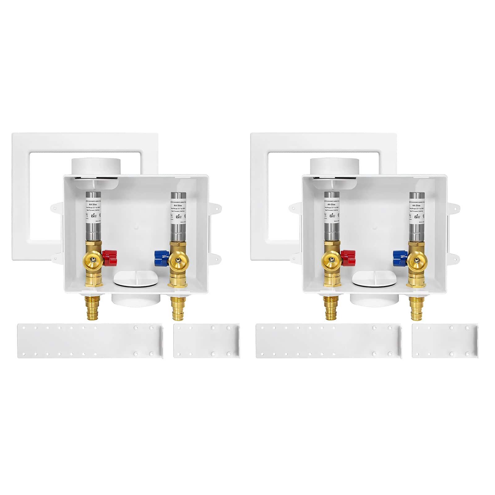 pex expansion f1960 inlet washing machine outlet box with center drain 8