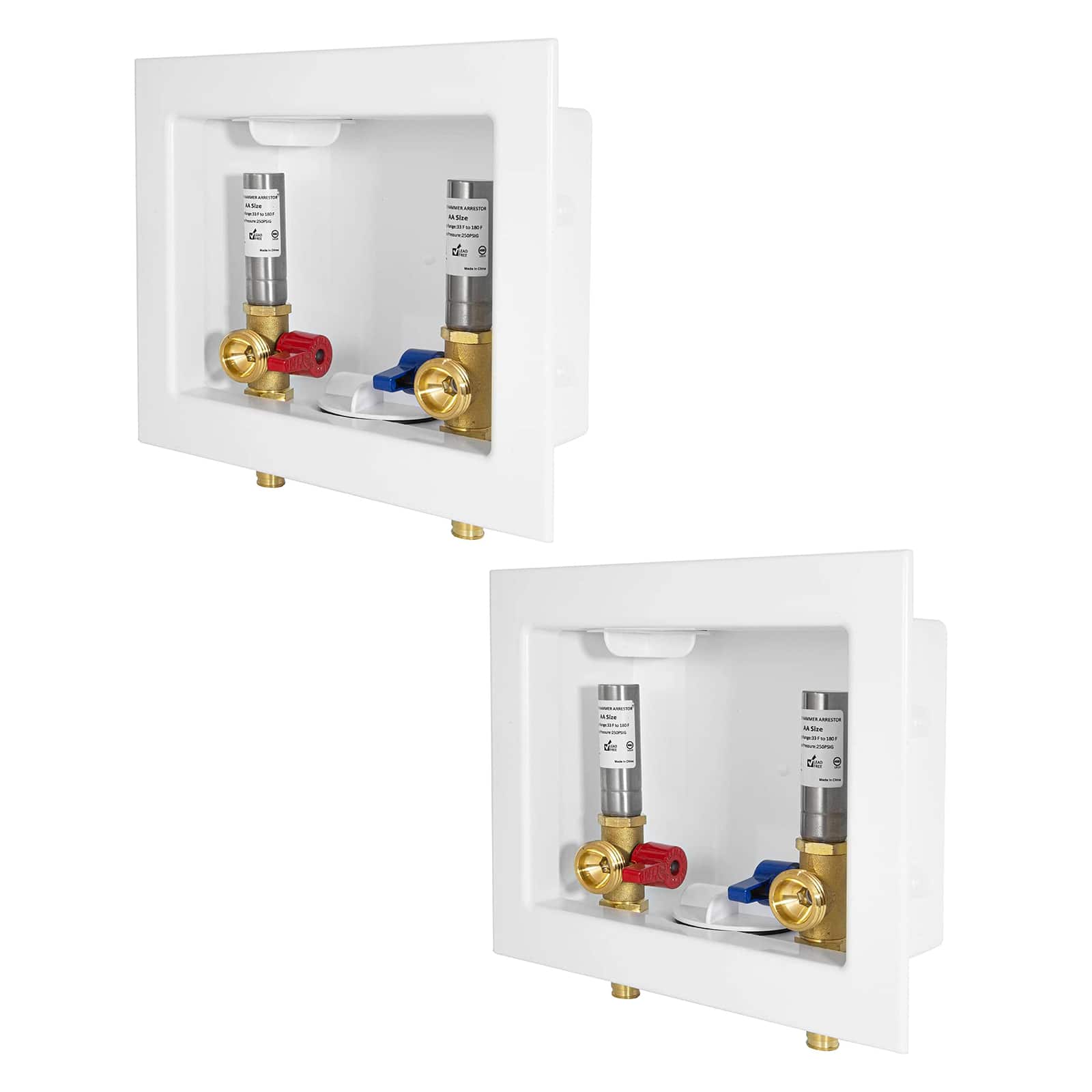 pex expansion f1960 inlet washing machine outlet box with center drain 12