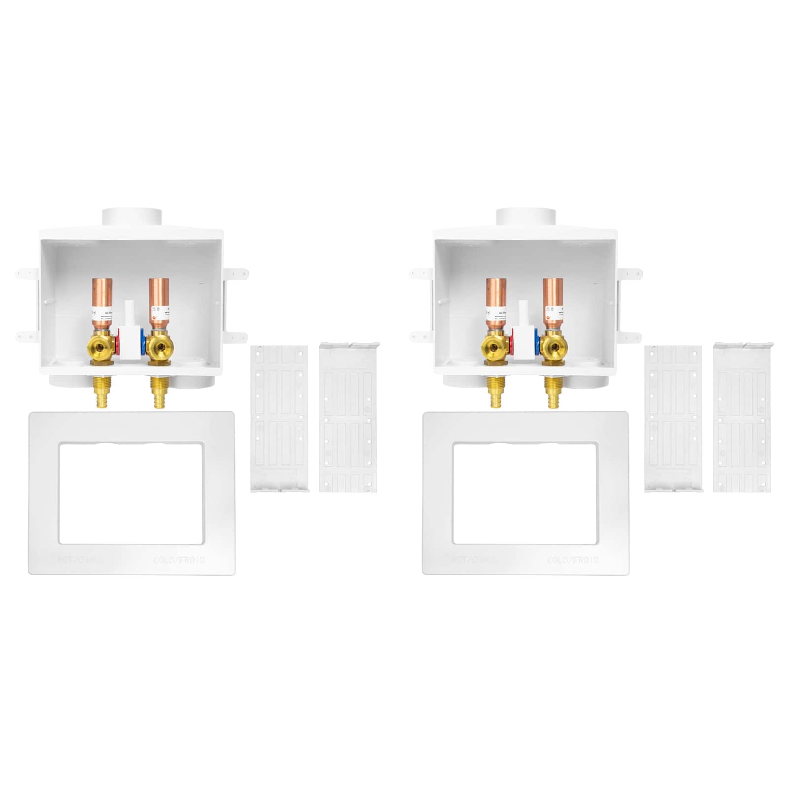 pex crimp f1807 inlet washing machine outlet box with single control valve 8