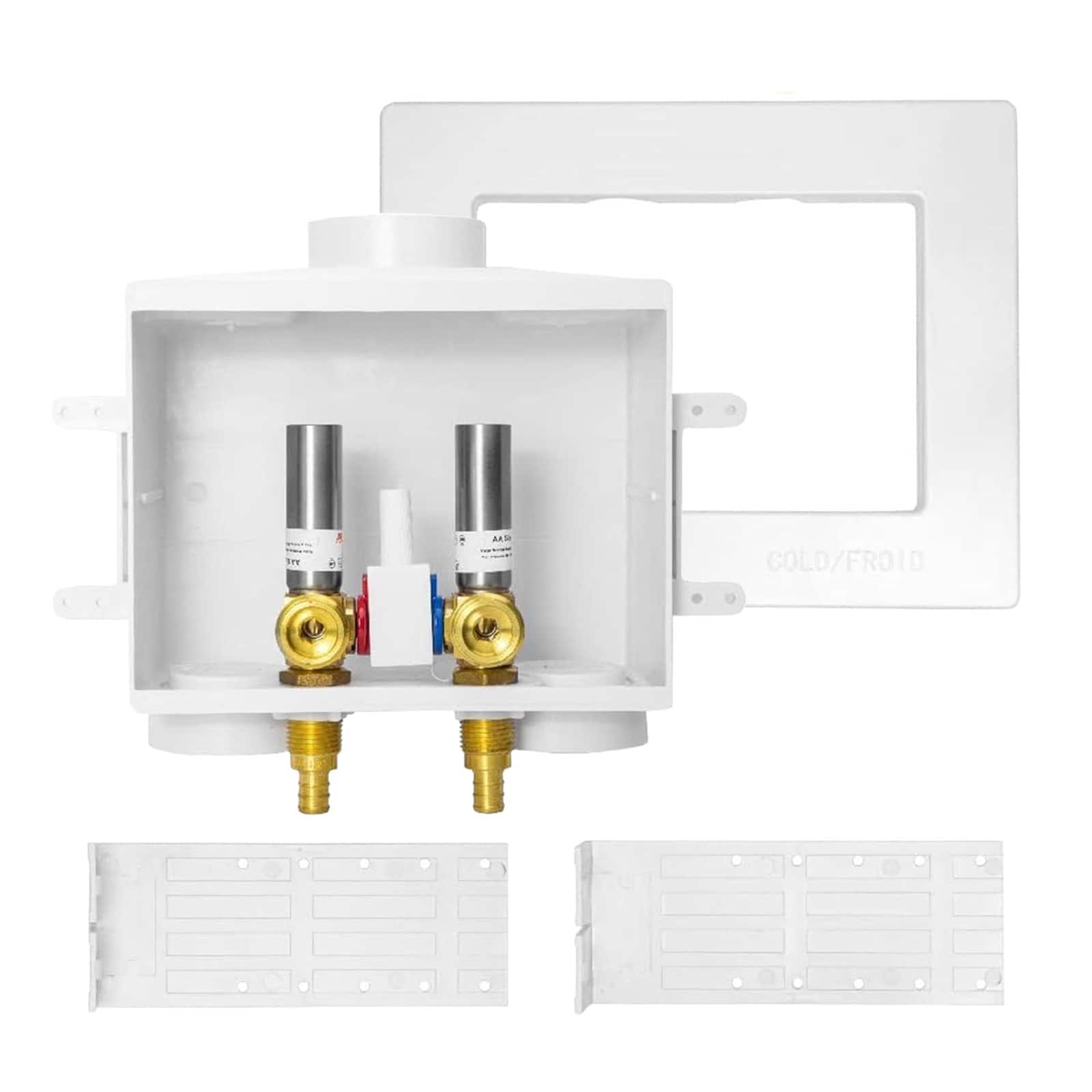 pex expansion f1960 inlet washing machine outlet box with single control valve 11