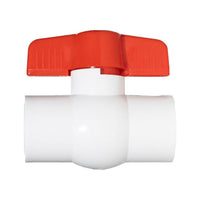 ERA 1/2" Compact PVC Ball Valve, Solvent, SCH 40