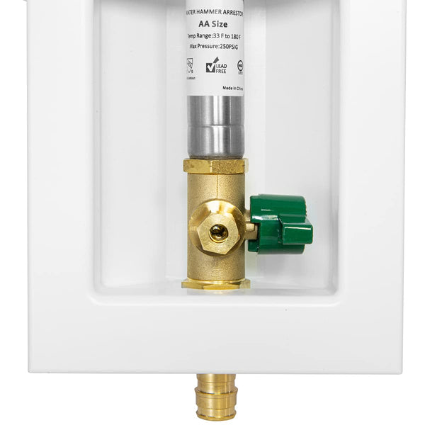 SUNGATOR Pex A Ice Maker Outlet Box, 1/2 Inch Pex SUNGATOR Pex A Ice Maker Outlet Box, 1/2 Inch Pex