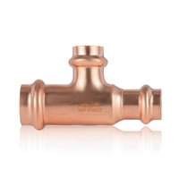 1/2" x 1/2" x 3/4" Copper Press Tee