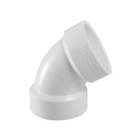 1-1/2" PVC DWV 1/6 Bend Elbows H x H (60°)