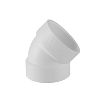 1-1/2" PVC DWV 1/8 Bend Short Turn Elbows H x H