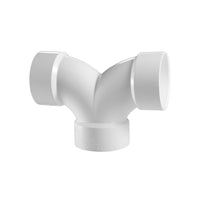 2" PVC DWV Double 1/4 Bend