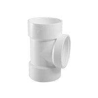 2" PVC DWV Flush Cleanout Tees (H x H x FPT)
