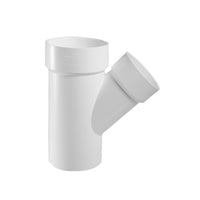 10-Pack 3 x 3 x 2" PVC DWV Reducing Street Wye (SPG x H x H)