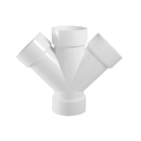 2" PVC DWV Double Wye (ALL HUB)