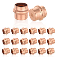 30 pcs 3/4" press copper cap (lead free)