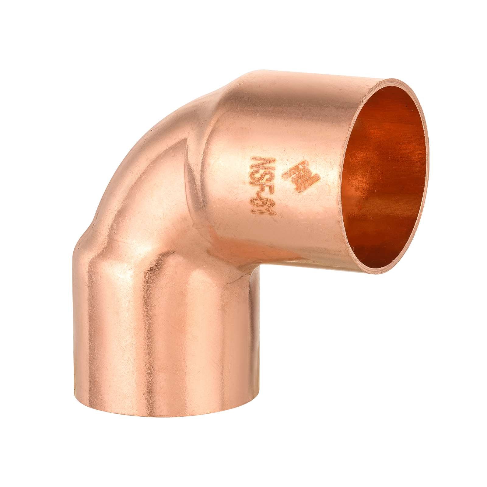 90º short radius copper elbow