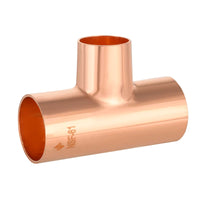 1" 3/4" 3/4" copper reducing tee
