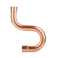 1-1/2" copper suction line p-trap