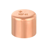 1-1/4" solder copper pipe end cap (plug)