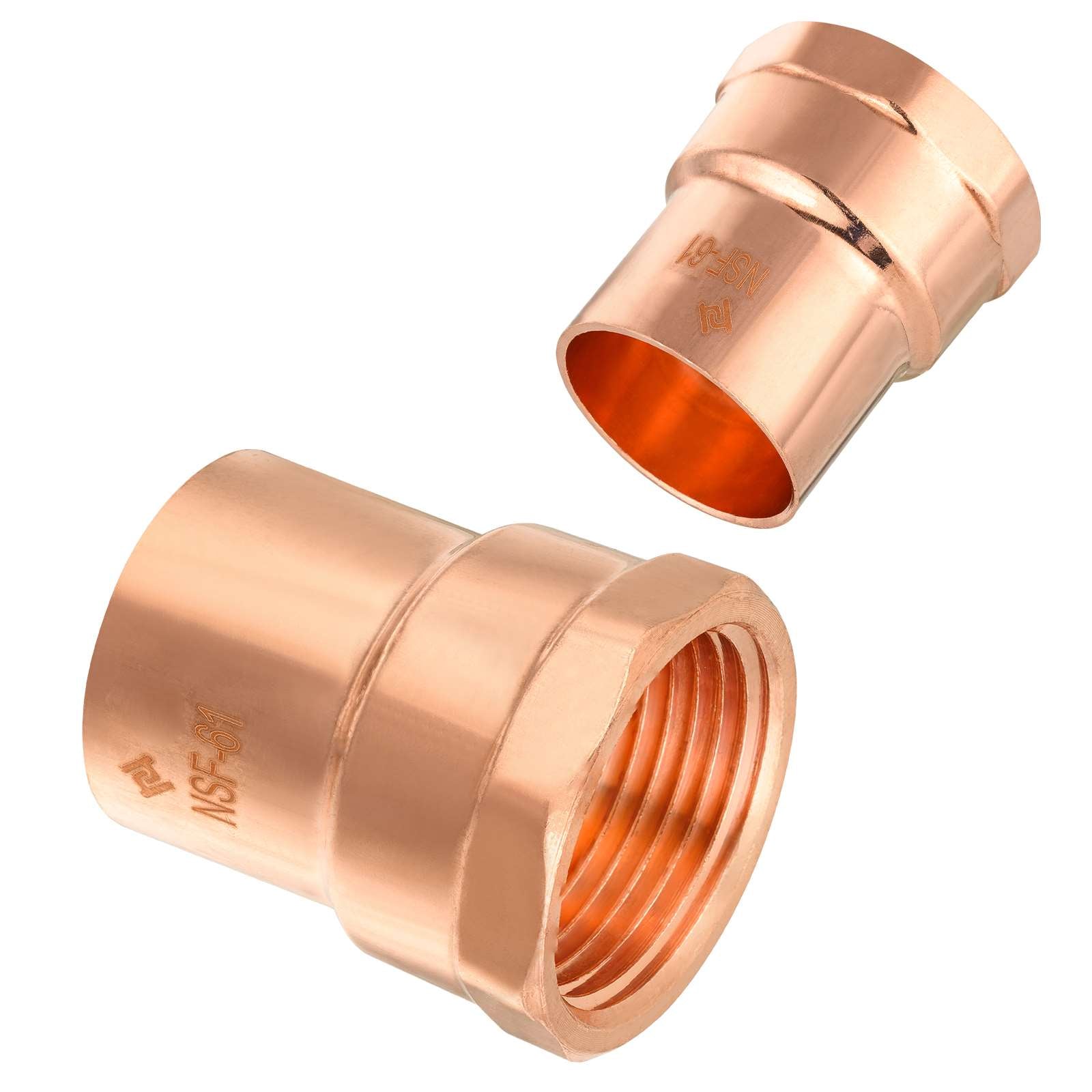 C x FNPT Copper Female Reducing Adapter - Pick Size to Add