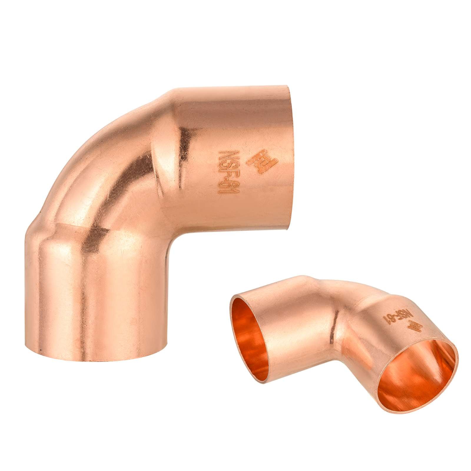 90º short radius copper elbow 6