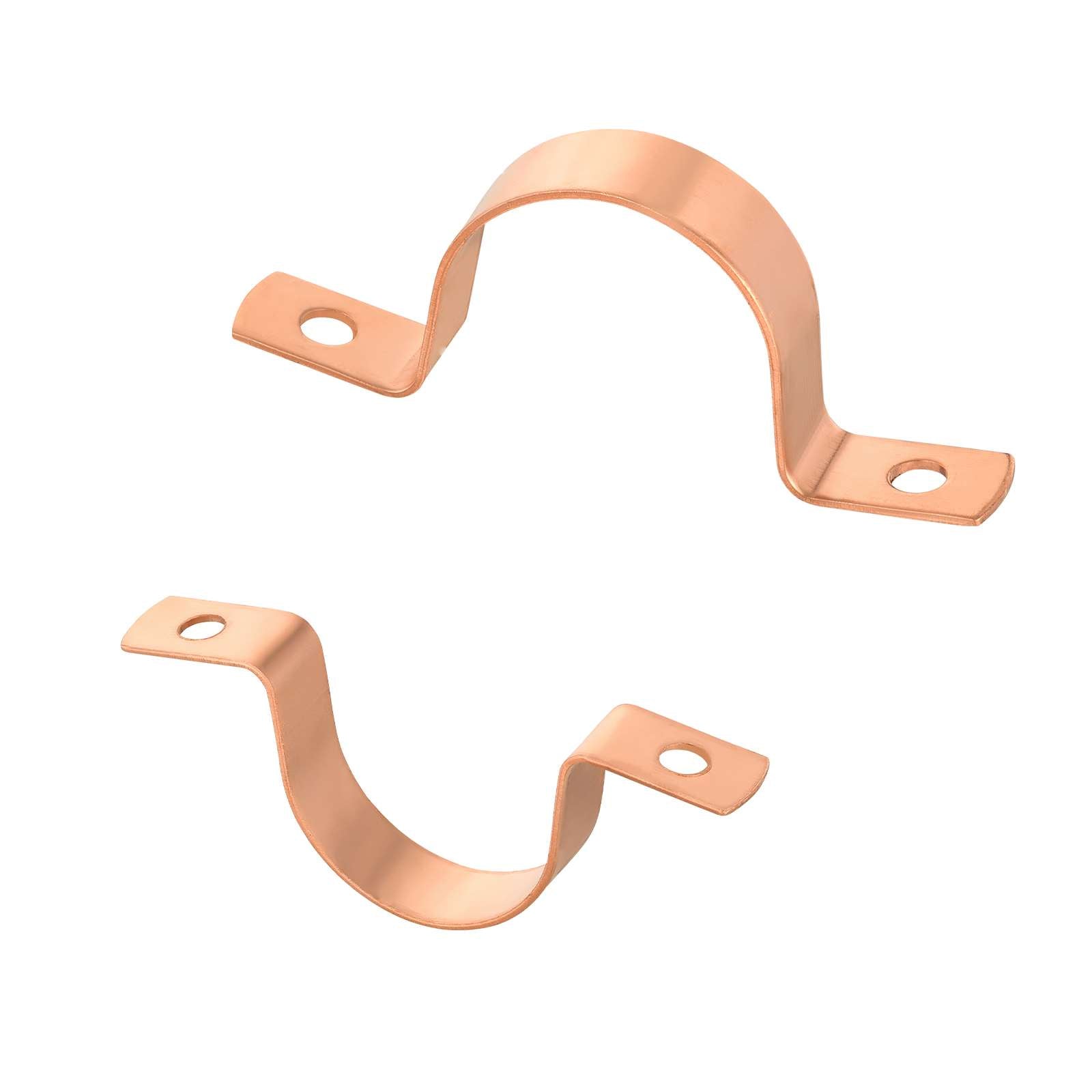 copper pipe straps two hole 6