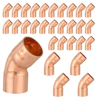 30 pcs 1-1/2" 45º copper elbow at wholesale price