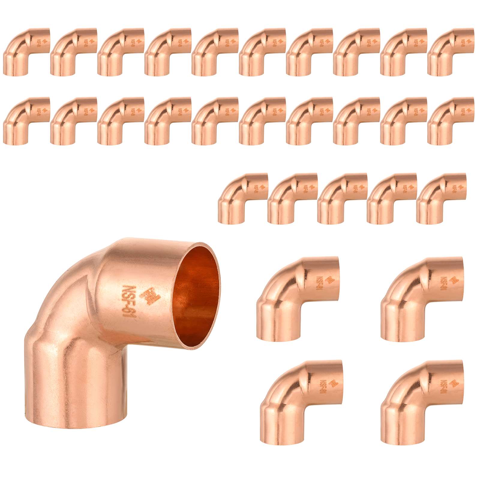 90 short radius copper elbow 10