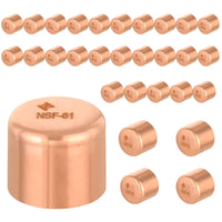 30 pcs 1-1/2" solder copper pipe end cap (plug) at wholesale price
