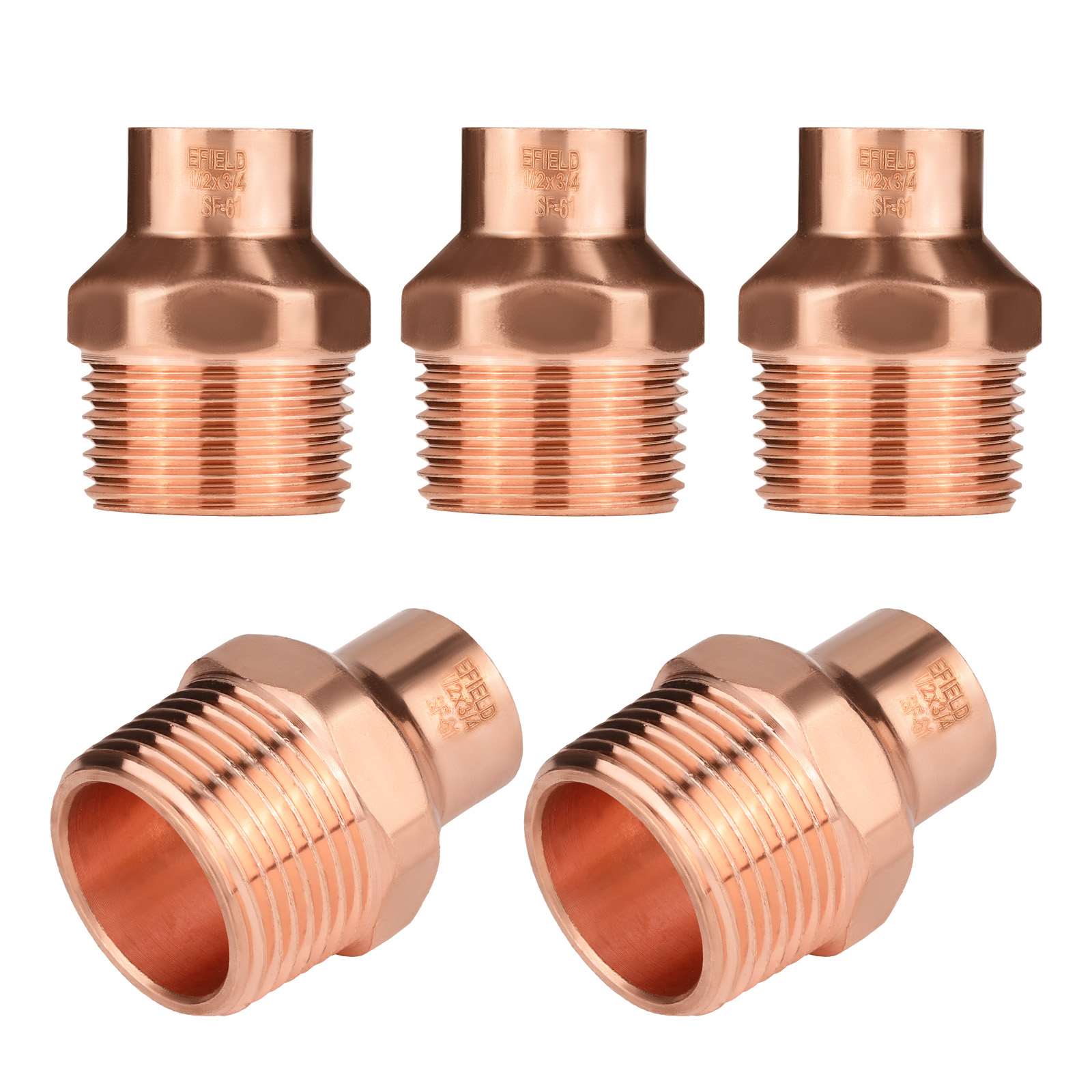 c x mnpt copper male reducing adapter 6