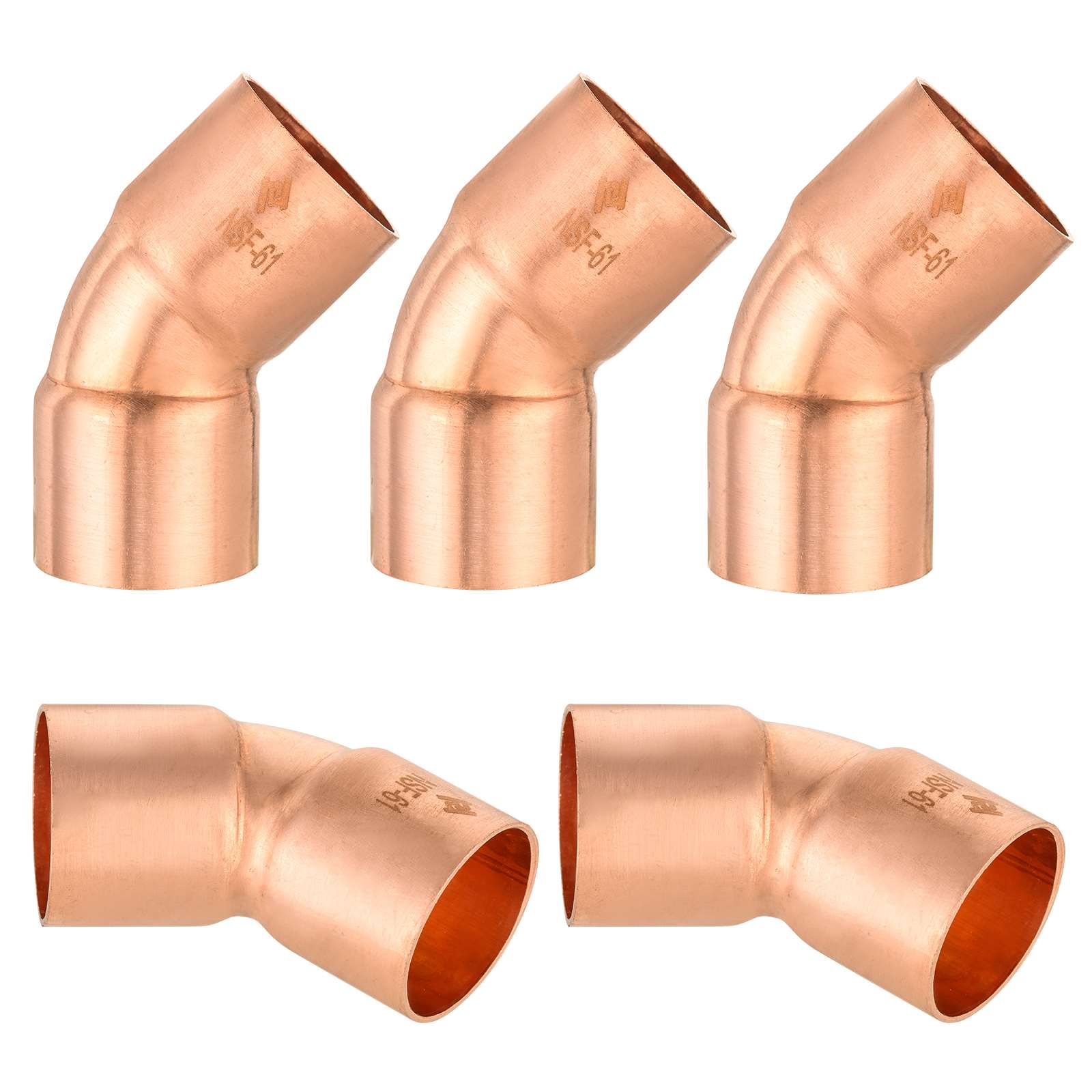 45º copper elbow 7