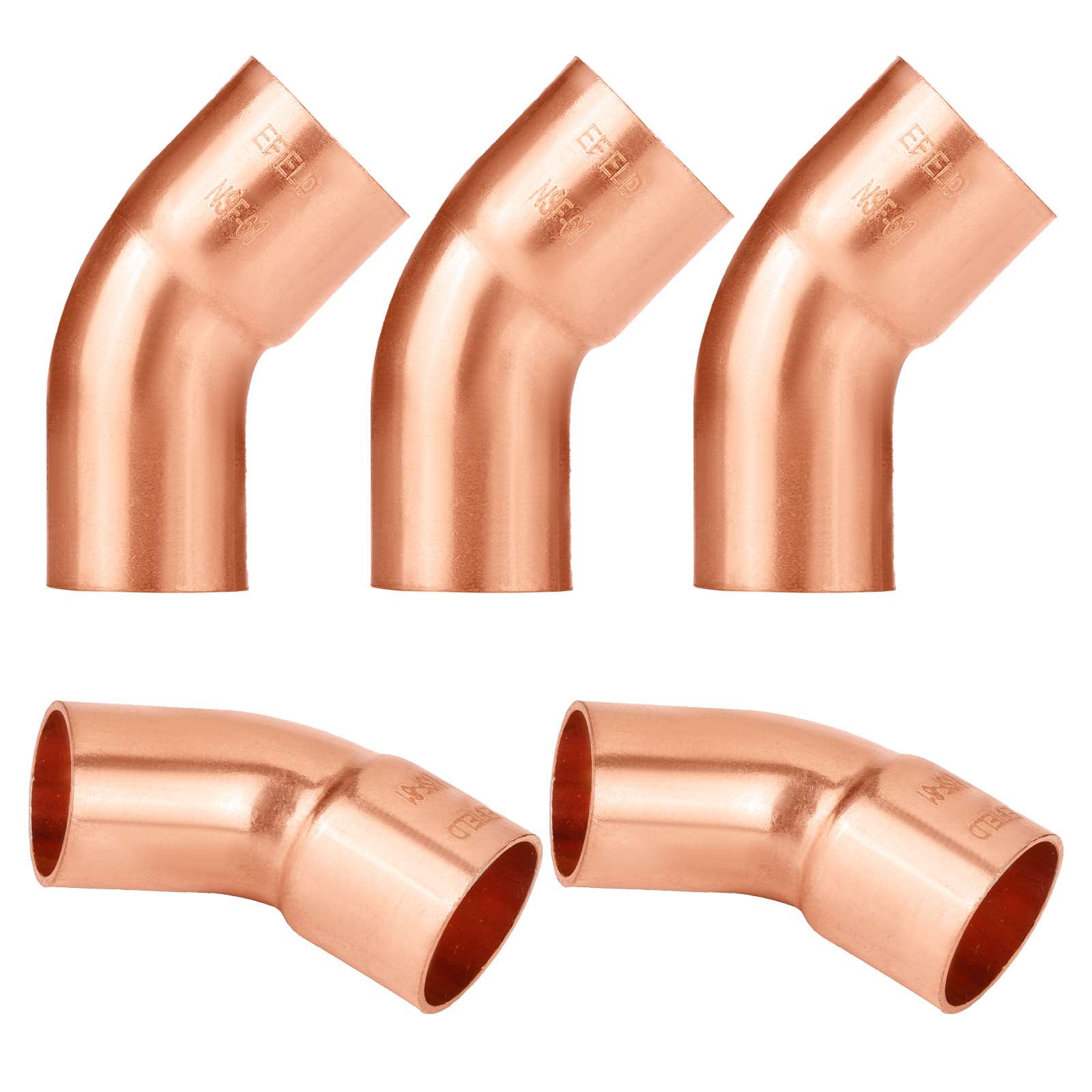 ftg x copper 45 street elbow 7