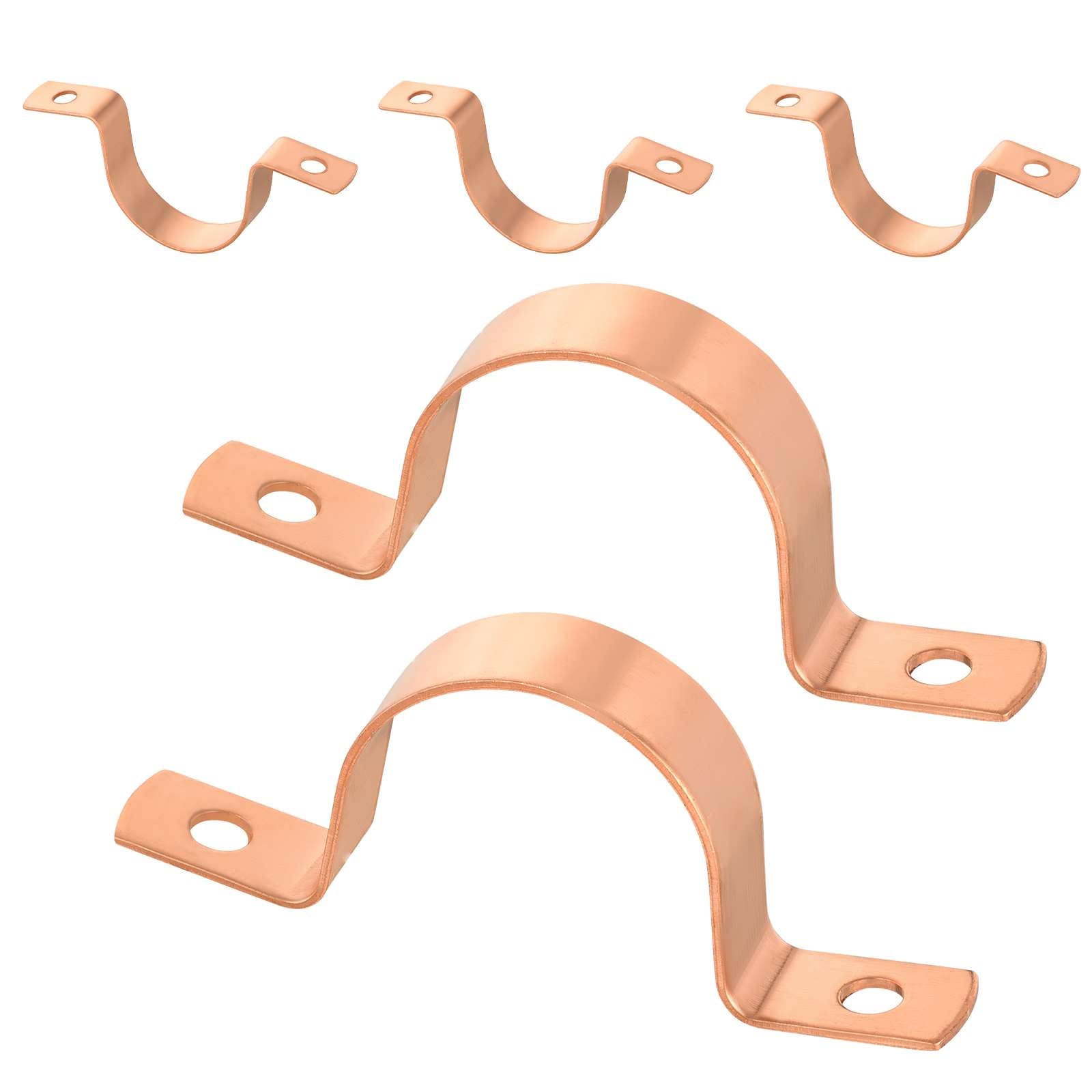 copper pipe straps two hole 7