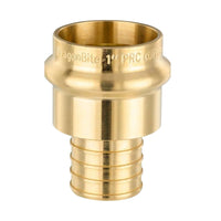 1" press 3/4" pex expansion brass adapter (lead free)