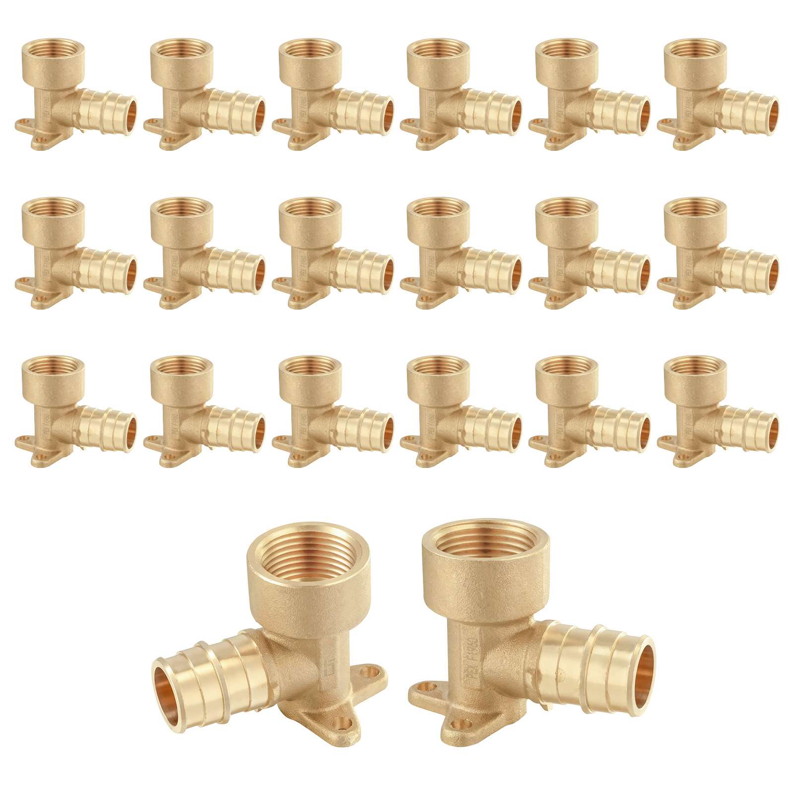 pex a expansion x female npt drop ear elbow lead free 13