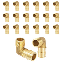 30 pcs pex a expansion 3/4" pex 1/2" male npt elbow wholesale
