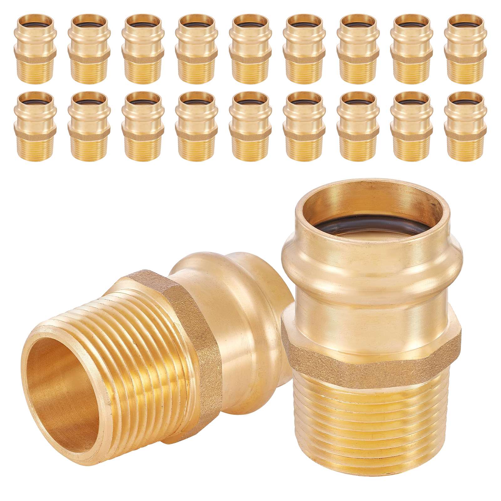 press x male npt brass adapter lead free 10