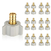 30 pcs pex-b crimp 1/2" 1/2" female npt swivel adapter (lead free)