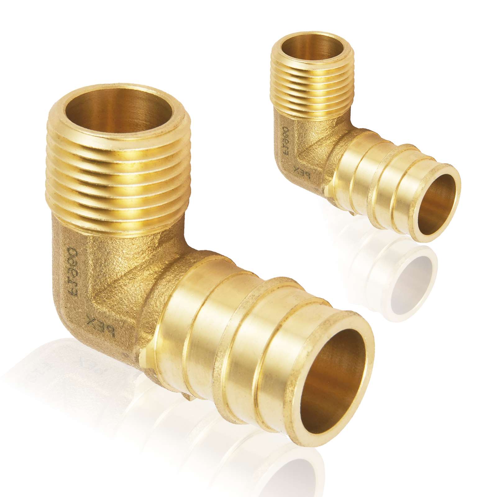 pex a expansion x male npt elbow lead free 14
