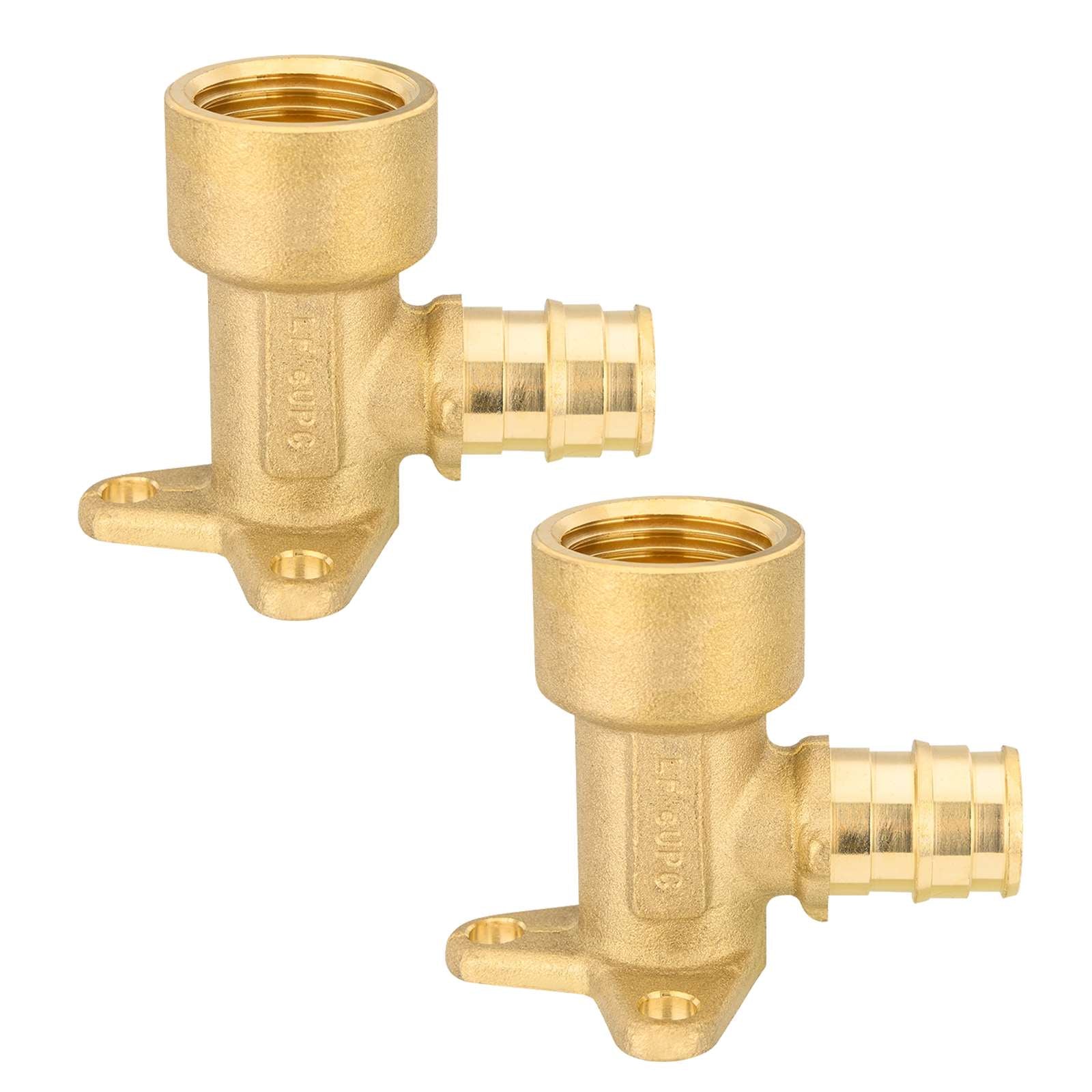 pex a expansion x female npt drop ear elbow lead free 14