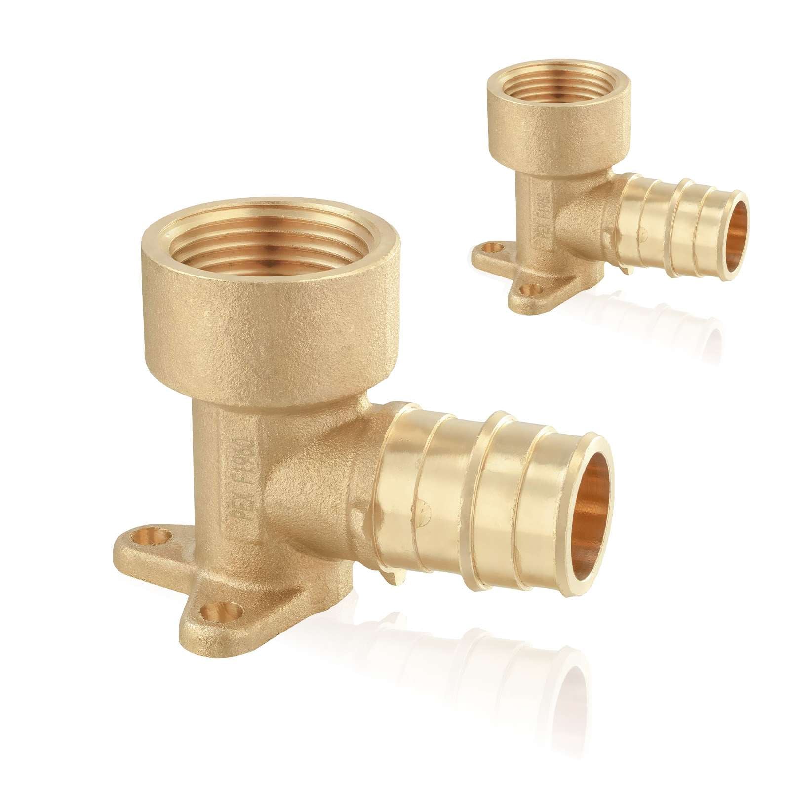 pex a expansion x female npt drop ear elbow lead free 10