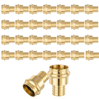 30 pcs 1" press 1" pex crimp brass adapter (lead free)